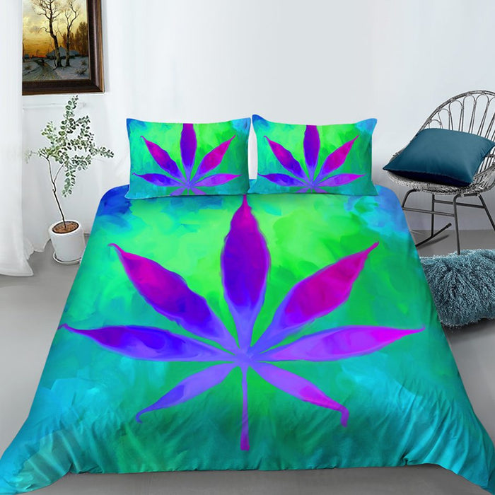 Mr Johnny Green | Digital Printed 3Pcs Queen Size Duvet Cover