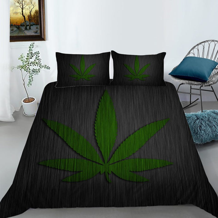 Mr Johnny Green | Digital Printed 3Pcs Queen Size Duvet Cover