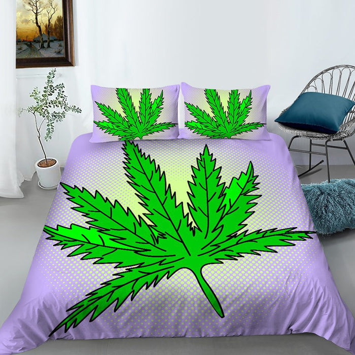 Mr Johnny Green | Digital Printed 3Pcs Queen Size Duvet Cover