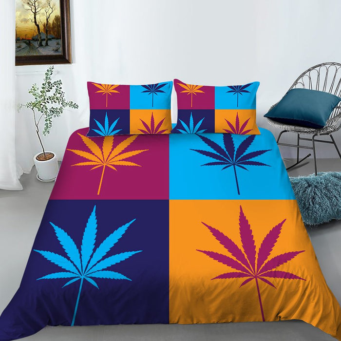 Mr Johnny Green | Digital Printed 3Pcs Queen Size Duvet Cover