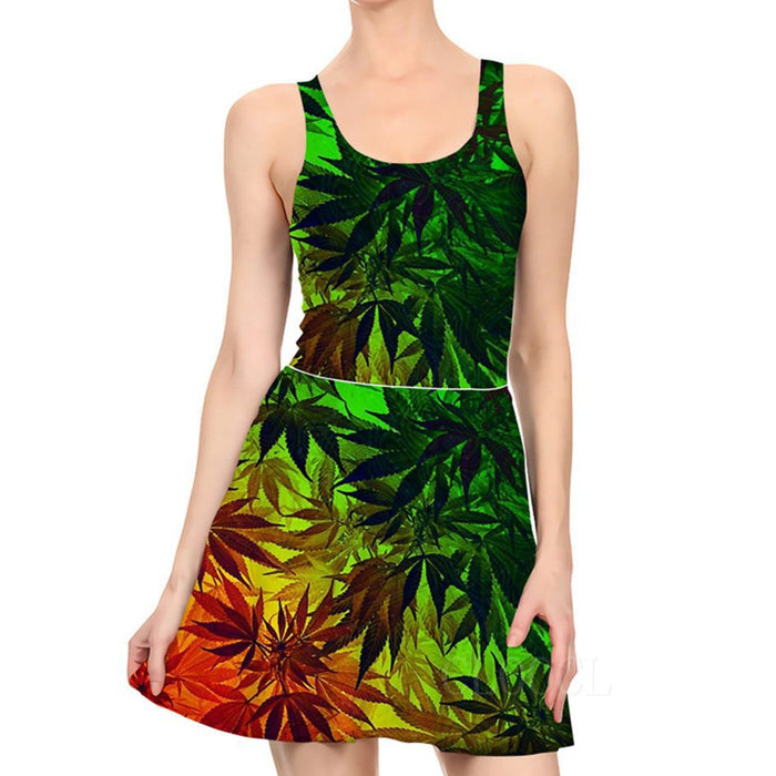 Mr Johnny Green | Digital printed Lady's Skirt Pack of 4