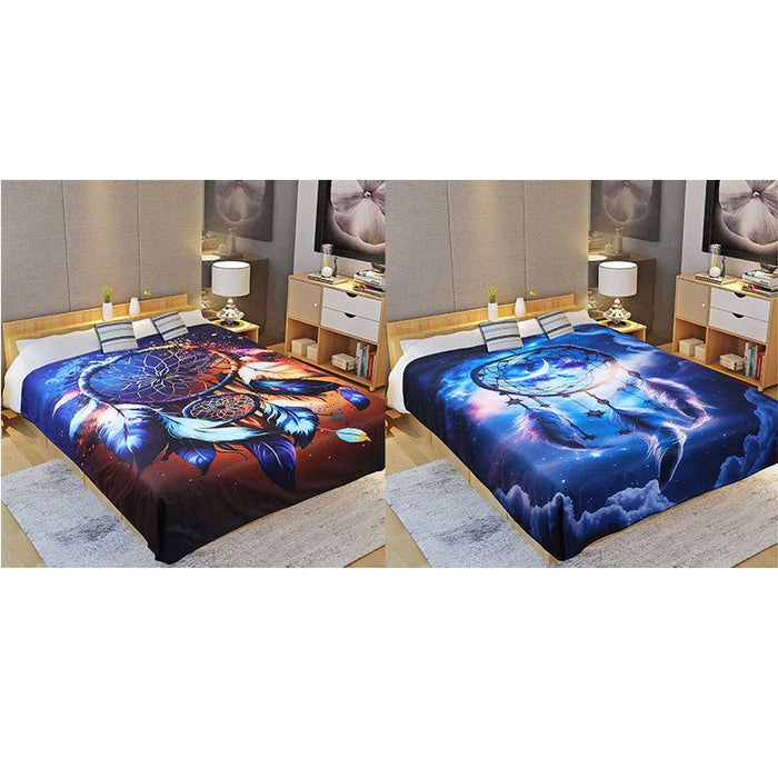 Digital Printed Single layer 2ply Licensed Fleece Blanket [Combo-C]