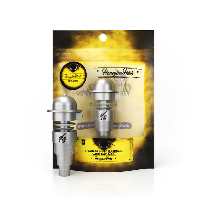 Honeybee Herb | TITANIUM 6 IN 1 BASEBALL CARB CAP DAB NAIL