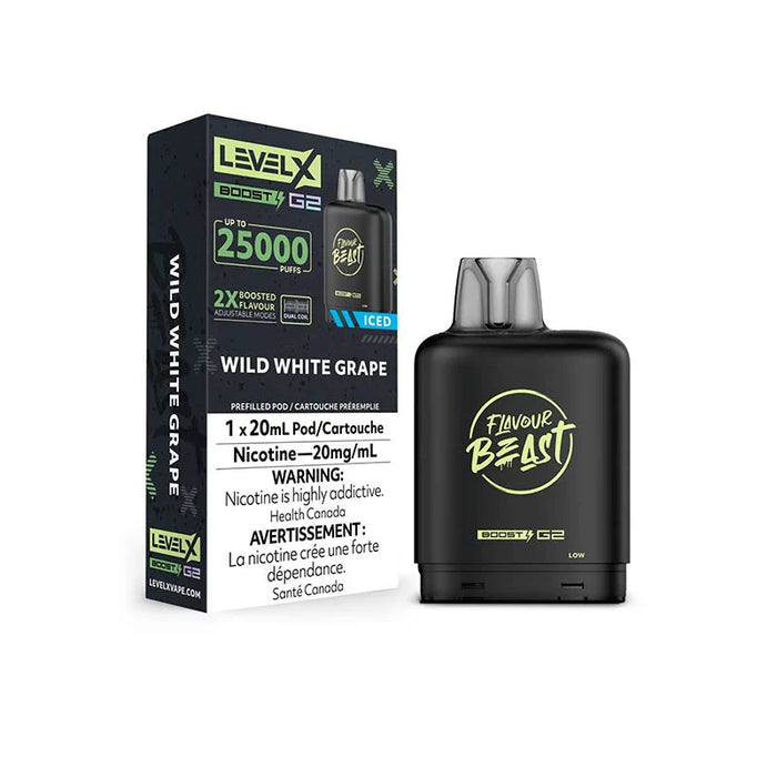 [ON] FLAVOUR BEAST | Level X Boost G2 25000 Pod Box of 6