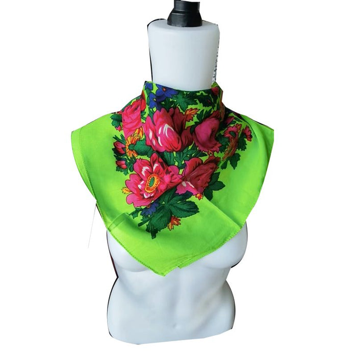 Metallic Kokum Floral Scarf Pack of 10