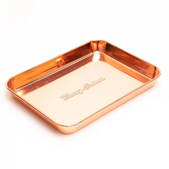 Blazy Susan | Pink stainless steel tolling tray