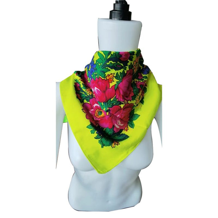 Metallic Kokum Floral Scarf Pack of 10