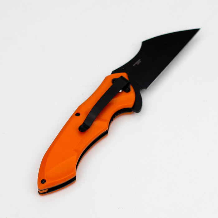 8" Orange handle Folding Knife [KS1839OR]