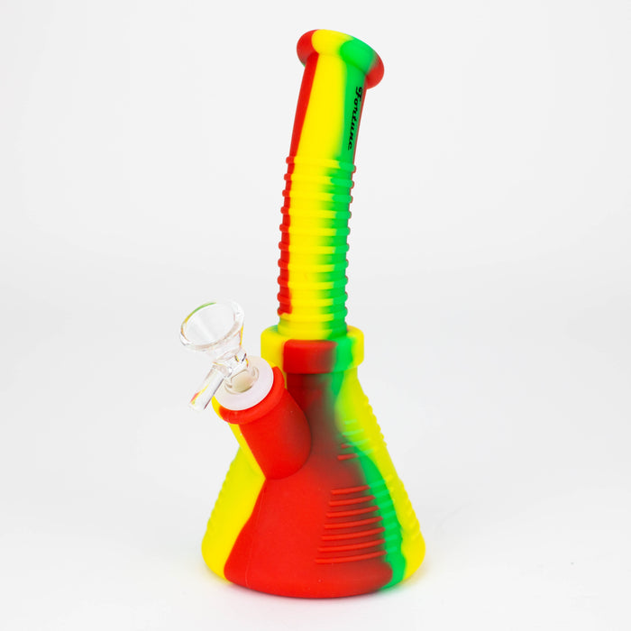 8" silicone detachable water bong - Assorted