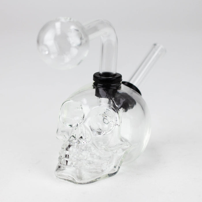 Soft Glass Skull oil bong [XYC025]