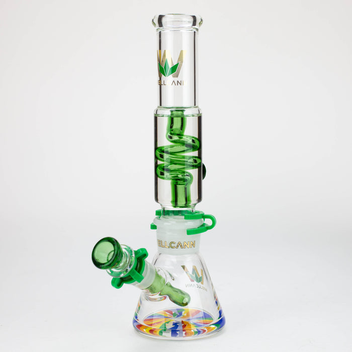 WELLCANN | 12" Glycerine Detachable Glass Bong