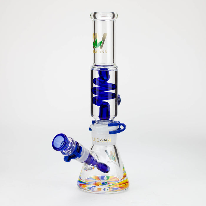 WELLCANN | 12" Glycerine Detachable Glass Bong