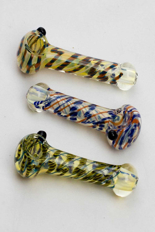 4.5" soft glass 3853 hand pipe- - One Wholesale