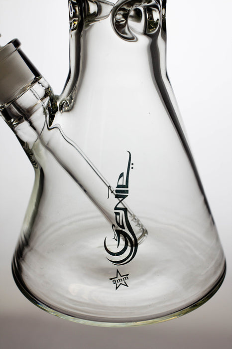 13.5" Genie 9 mm classic beaker bong with a silicone protector- - One Wholesale