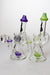 7.5" genie Grow in the dark glass ball Rig- - One Wholesale