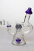 7.5" genie Grow in the dark glass ball Rig- - One Wholesale