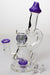 7.5" genie Grow in the dark glass ball Rig- - One Wholesale