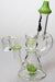 7.5" genie Grow in the dark glass ball Rig-Green - One Wholesale