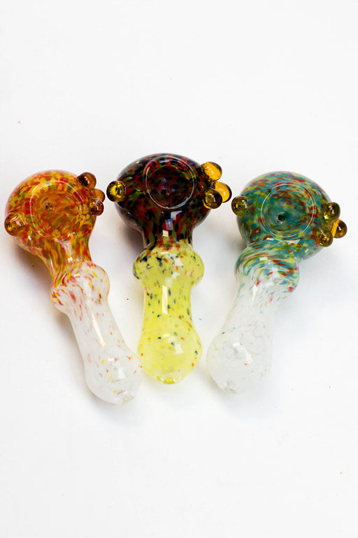 4.5" soft glass 6821 hand pipe- - One Wholesale