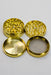 4 parts leaf metal gold grinder displays- - One Wholesale