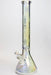 18" Infyniti Snowflake 7 mm metallic glass water bong-Clear Sunshine - One Wholesale