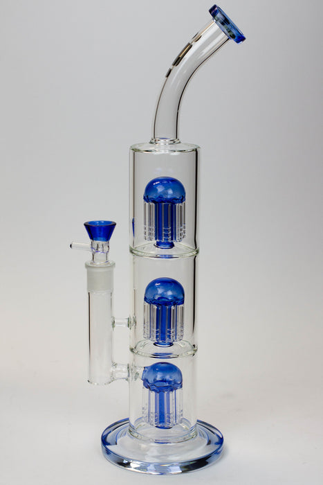 16" Infyniti Triple tree arms percolator glass bong- - One Wholesale