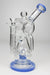 9.5" Infyniti barrel recycler with showerhead diffuser bong-Milky Blue - One Wholesale