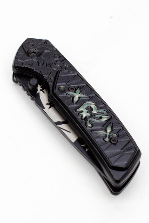 Outdoor rescue hunting knife PWT280GN- - One Wholesale