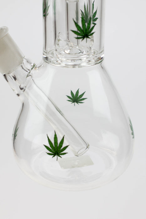 11.5" single dome percolator glass water bong- - One Wholesale