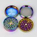 GENIE 4 parts 63 mm Leaf rainbow metal grinder Box of 6- - One Wholesale