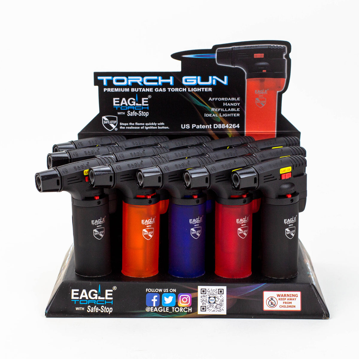Eagle Gun Torch Lighter<br>15/Box