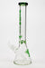 16" MGM glass / 9 mm / beaker glass water bong-Color- - One Wholesale