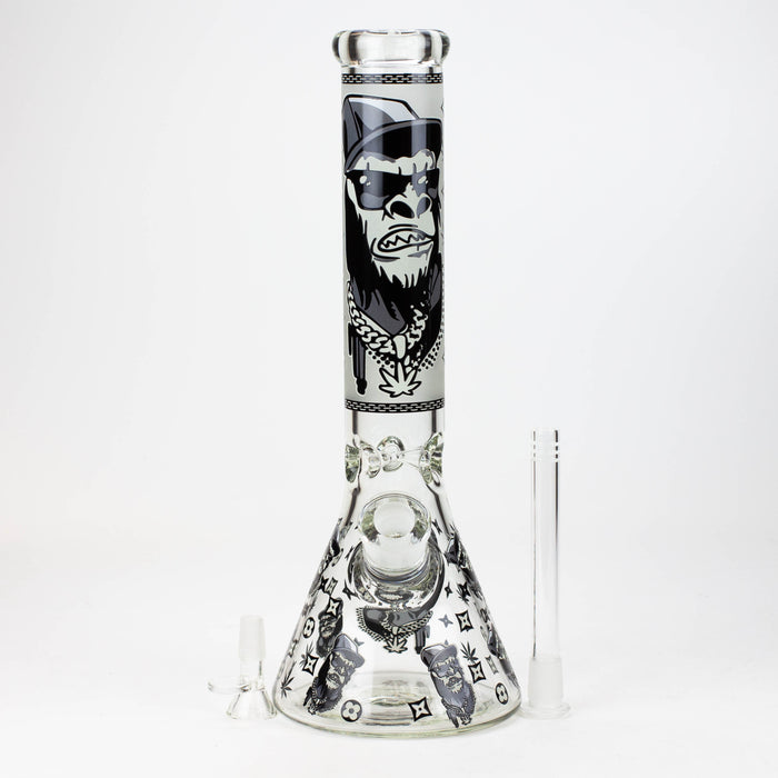 14" Gorilla Glow in the Dark Beaker 7mm