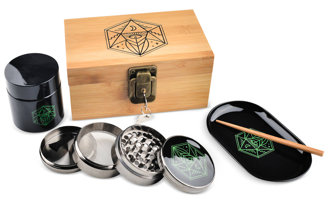 High End Stash Box with Rolling Tray - Smell Proof, Stori™