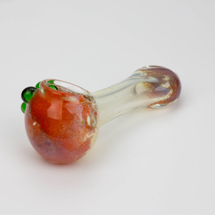 3" soft glass hand pipe [9186] Pack of 2