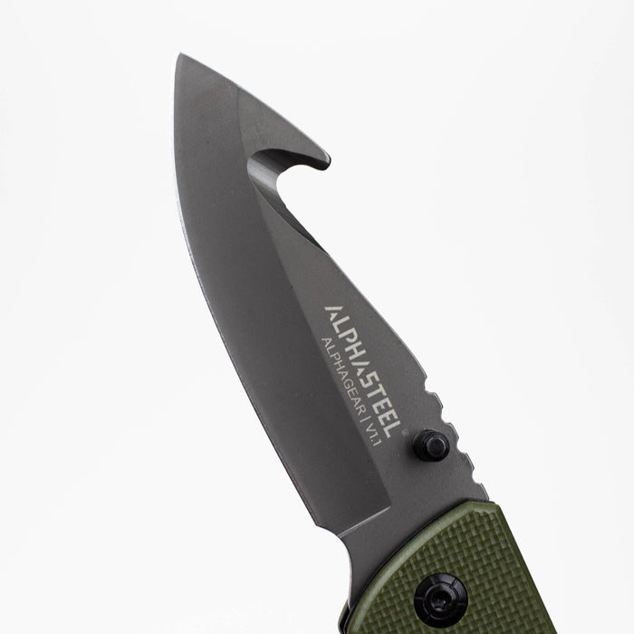 ALPHASTEEL Hunting Knife - Military Fold