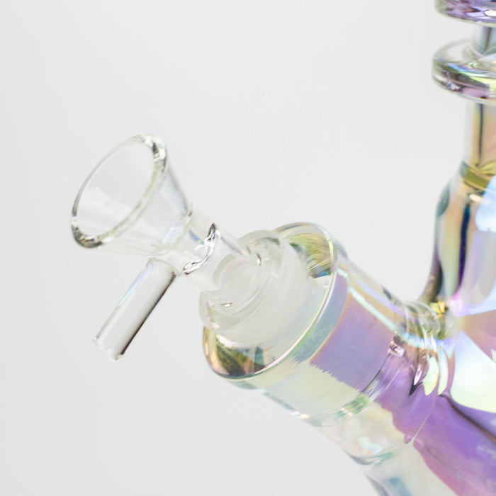 17" XTREME / 7 mm / Rock & Roll Electroplated Tube glass water bong [XTR5006]- - One Wholesale